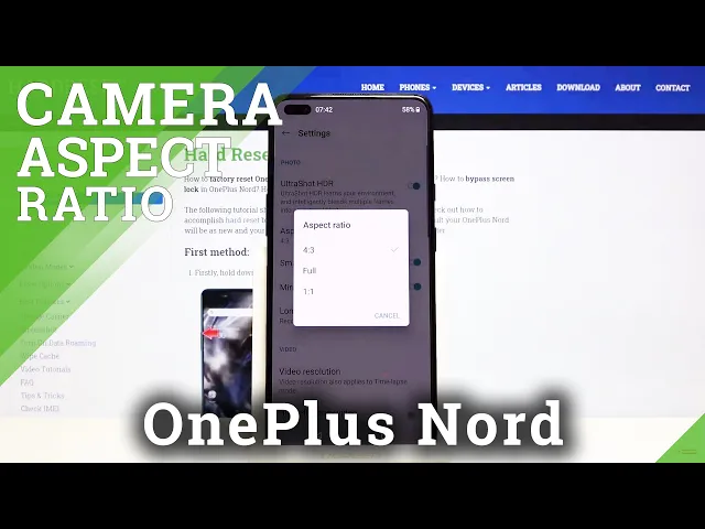 Video thumbnail for How to Change Image's Width and Height in OnePlus Nord - Aspect Ratio