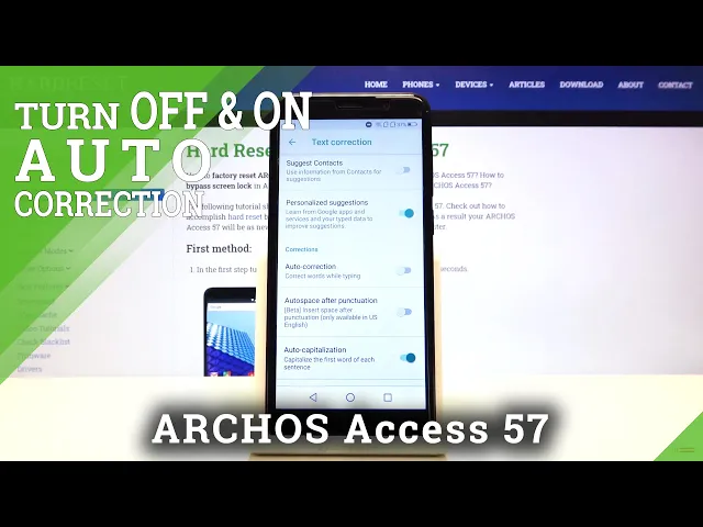 Video thumbnail for How to Enable Autocorrection in ARCHOS Access 57 – Text Correction Options