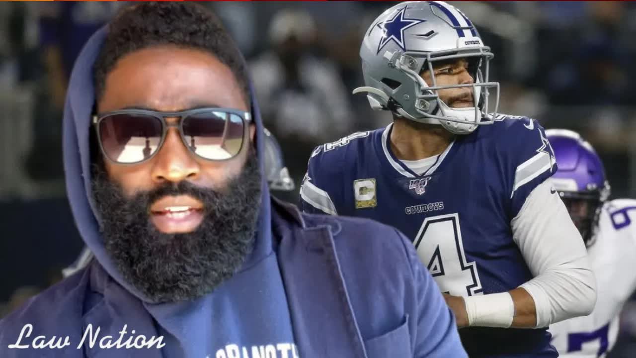 Video thumbnail for law nation sports: dak prescott's dallas cowboys future in doubt? contract delays & nfl draft strategy