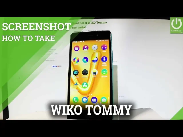 Video thumbnail for How to Capture Screen in WIKO Tommy - Take Screenshot