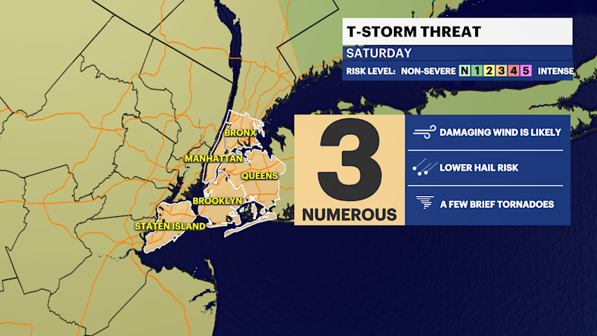 Video thumbnail for STORM WATCH: Smoke & strong storms expected today in Brooklyn