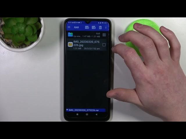 Video thumbnail for How to Unarchive Files on a POCO C50 via RAR App - Unpack Files