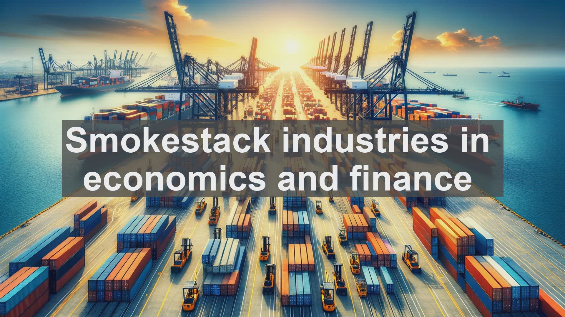 'Video thumbnail for Smokestack industries in economics and finance'