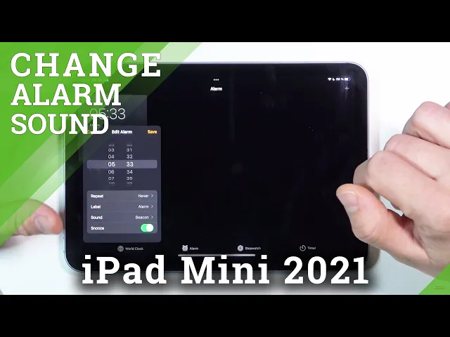Video thumbnail for How to Change Alarm Sound on iPad mini 2021 – Manage Sound Settings