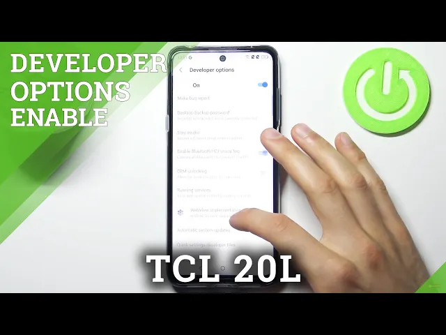 Video thumbnail for How to Enter Developer Options on TCL 20L - Activate & Use Developer Panel
