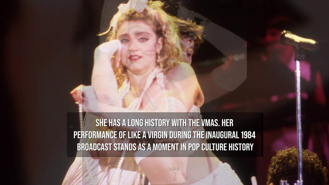 Video thumbnail for Madonna to open 2026 VMAs with live performance.