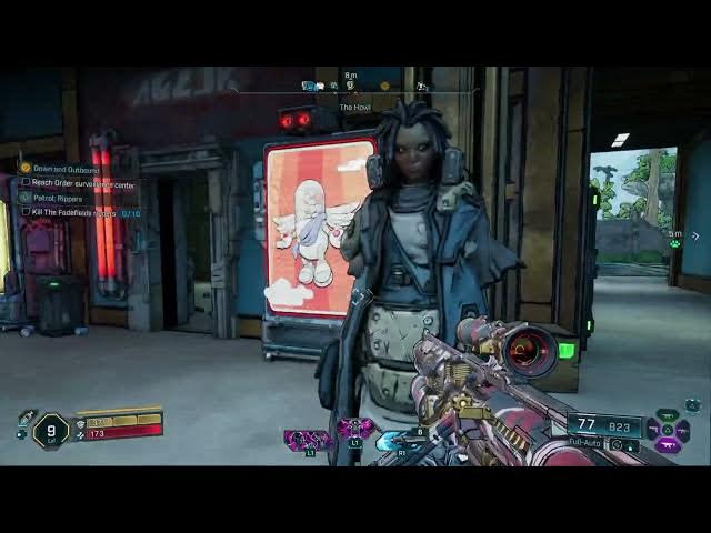 Video thumbnail for Borderlands 4 - Launchpad Faction Town: Accept Contracts | Respec Machine | "Ready To Blow" Quest