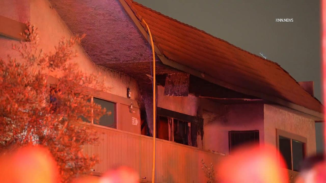 Video thumbnail for US, Los Angeles: Glendale Firefighters Battle Second-Alarm Blaze.