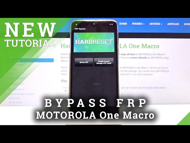 Video thumbnail for How to Bypass Google Verification in MOTOROLA One Macro – Skip FRP in MOTOROLA