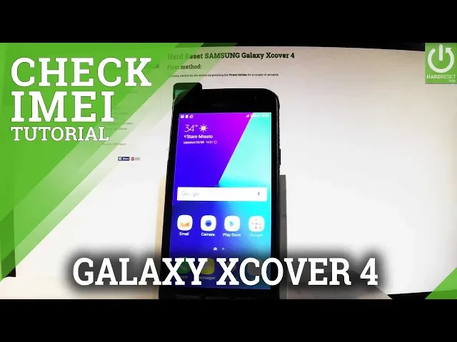 Video thumbnail for IMEI in SAMSUNG Galaxy Xcover 4 - Check Galaxy IMEI Number