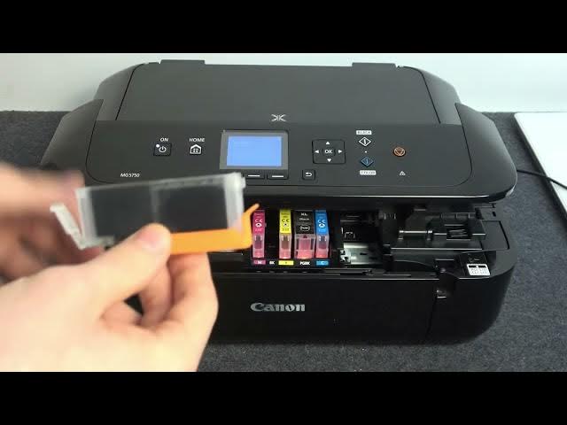 Video thumbnail for Simple Guide on How to Change Ink Cartridges in Canon MG5700 Series Printer