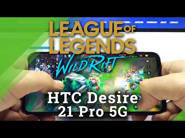 Video thumbnail for Leauge of Legends: Wild Rift Gameplay on HTC Desire 21 Pro 5G – Gaming Performance Checkup