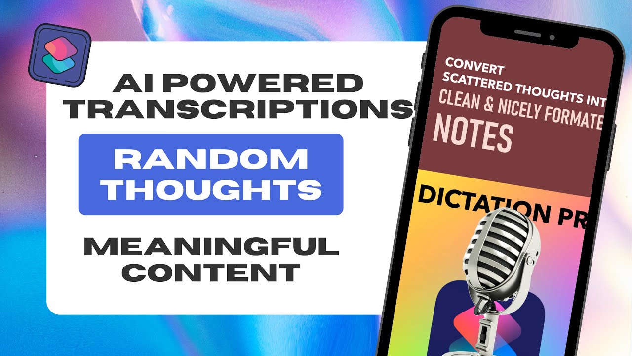 Video thumbnail for Get Perfect Transcriptions Powered by AI Tools (Download My iPhone Shortcut)