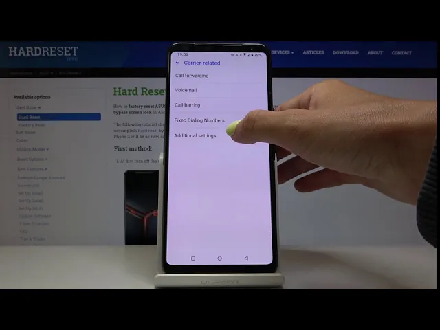 Video thumbnail for How to Activate Call Waiting Features in Asus ROG Phone 2 – Calls Options