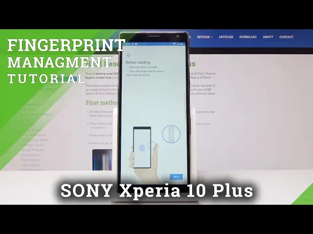 Video thumbnail for Sony Xperia 10 Plus HOW TO ADD FINGERPRINT
