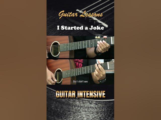 Video thumbnail for I Started a Joke - Bee Gees | EASY Guitar Lessons - Guitar Tutorial #guitarlessons