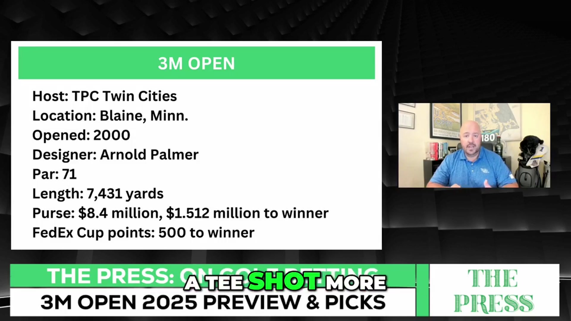 'Video thumbnail for Breaking down 2025 3M Open host TPC Twin Cities'