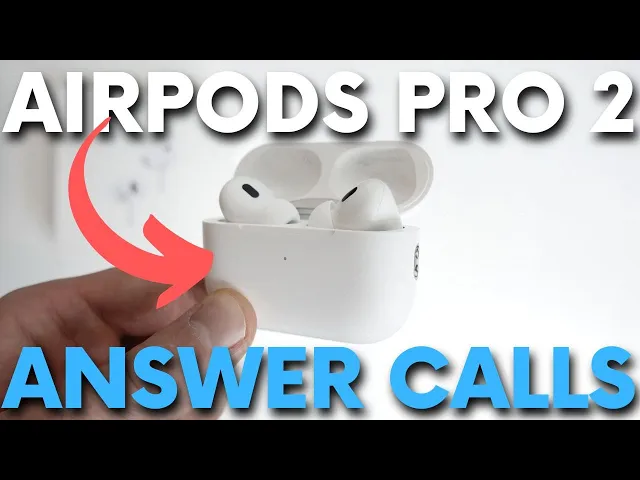 Video thumbnail for How to Answer Calls with AirPods Pro 2 - Pick Up Incoming Phone Calls with AirPods Pro 2nd Gesture