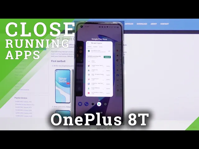 Video thumbnail for How to Close Running Apps in OnePlus 8T – Remove Background Apps