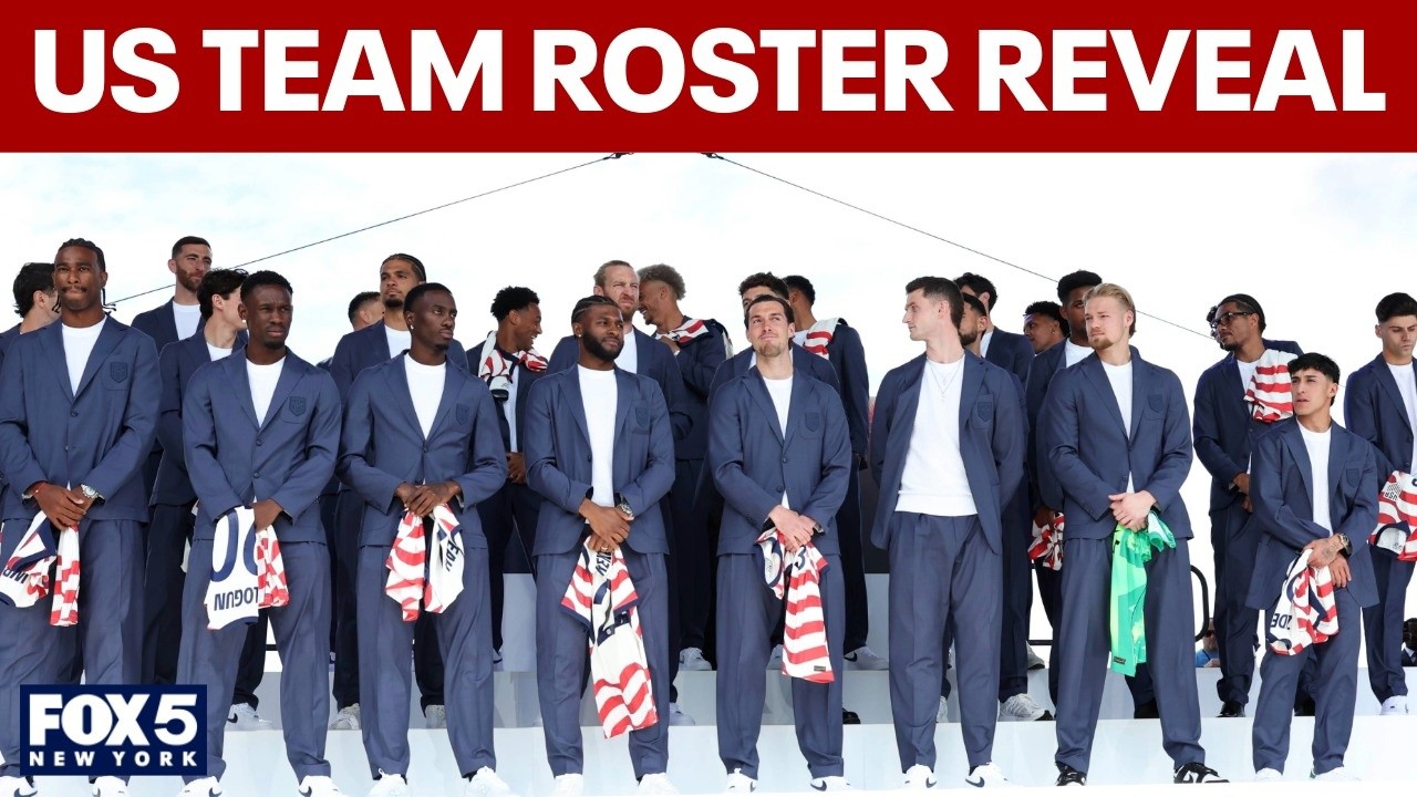 Video thumbnail for US men's national team roster for World Cup revealed