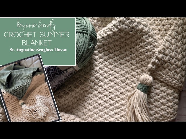 Video thumbnail for Crochet Summer Blanket Pattern Tutorial