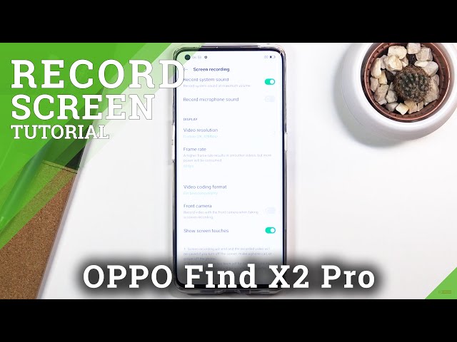 Video thumbnail for How to Record Screen in OPPO Find X2 Pro – Save Displayed Data