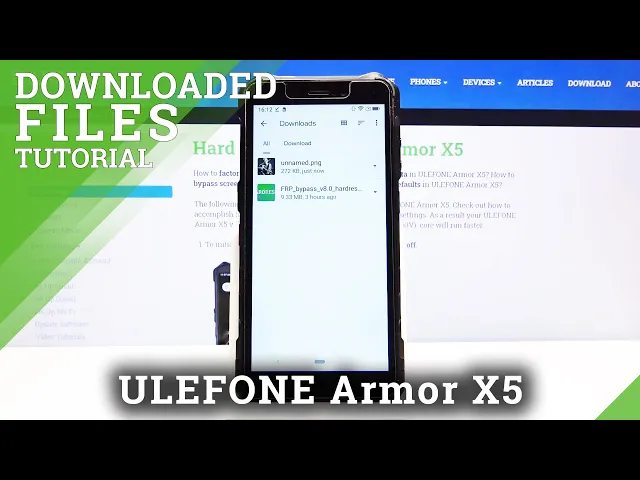 Video thumbnail for How to Find Downloaded Files in ULEFONE Armor X5 – Locate Downloaded Files