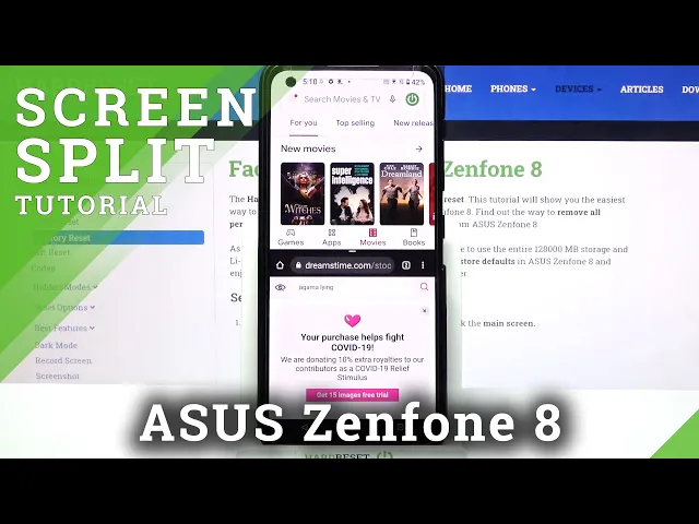 Video thumbnail for How to Use Split Screen in ASUS Zenfone 8 - Open Apps in Split Screen View