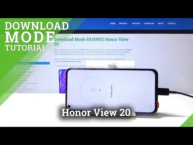 Video thumbnail for How to Enter Download Mode in Honor View 20 - Boot into Download Mode