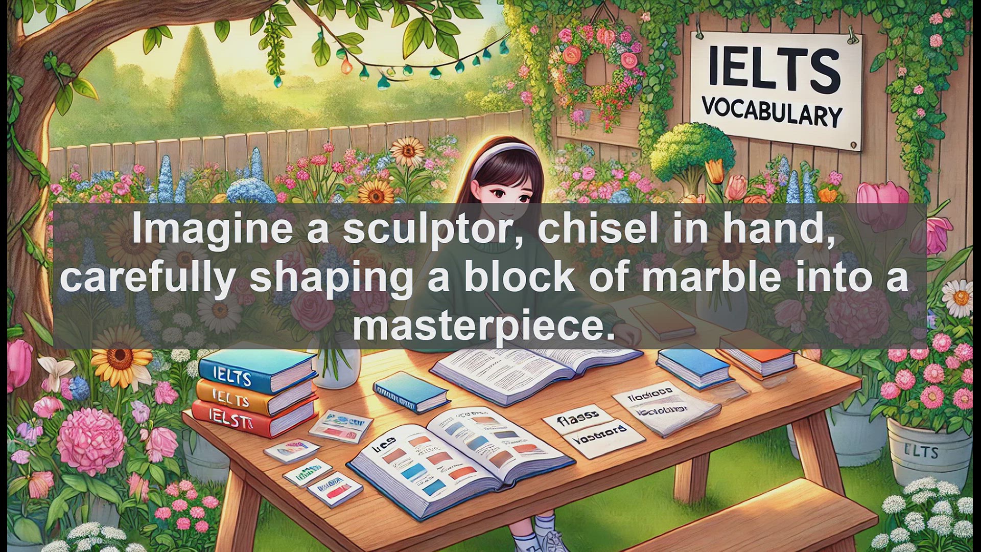 'Video thumbnail for 2000 Must Know IELTS 9.0 Vocabulary - Hew: Mastering a Versatile Verb for IELTS Success'