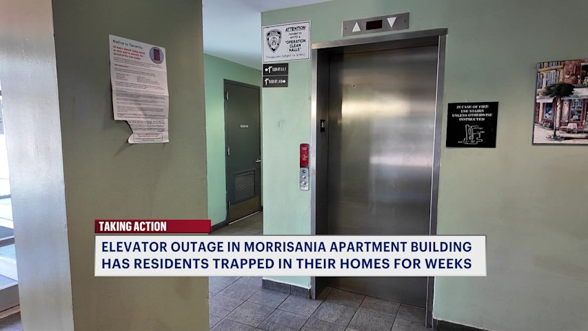 Video thumbnail for Morrisania tenants say broken elevator leaves residents trapped in their homes