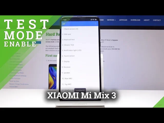 Video thumbnail for How to Enter Test Mode in XIAOMI Mi Mix 3 - Testing Menu Activation