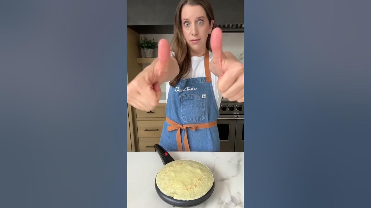 Video thumbnail for crepe maker #amazonkitchenproducts #amazonhome, Electric crepe maker,  Crepe maker machine #viral