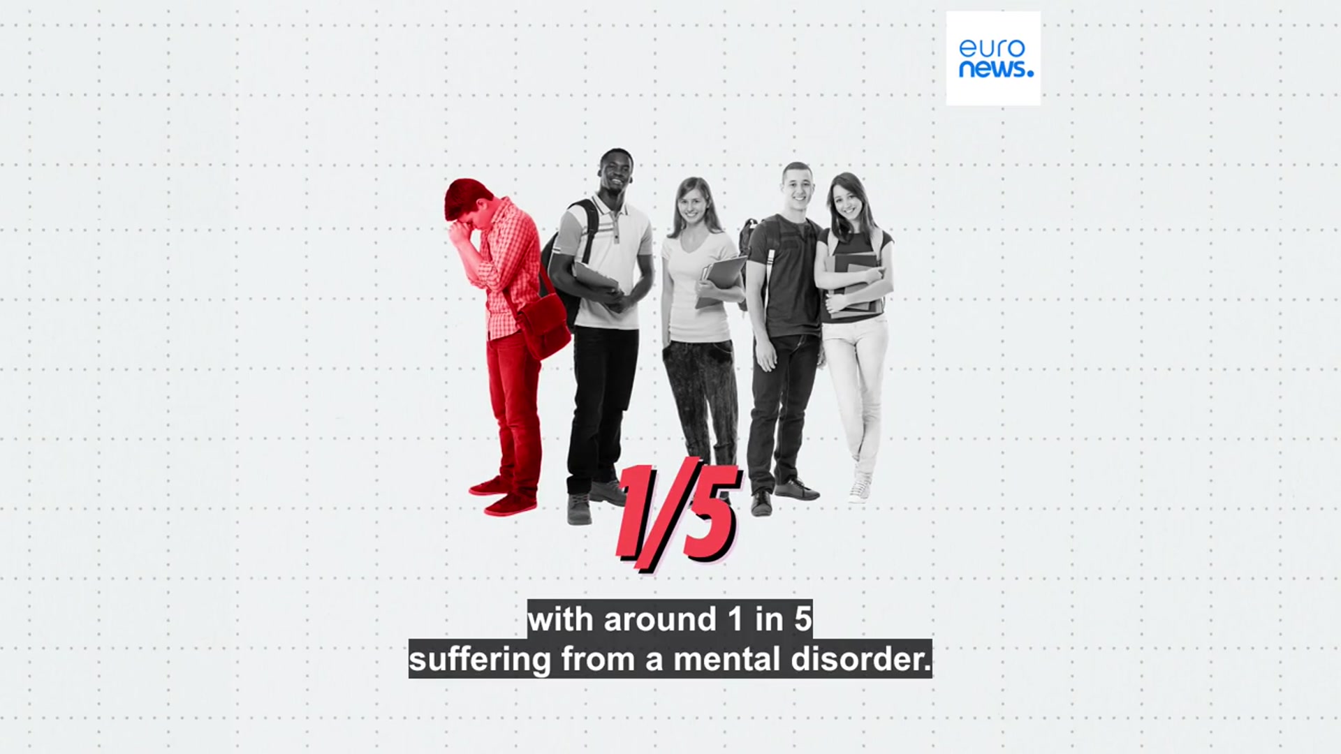 'Video thumbnail for Lonely, isolated and under pressure: the deteriorating mental health of EU students'