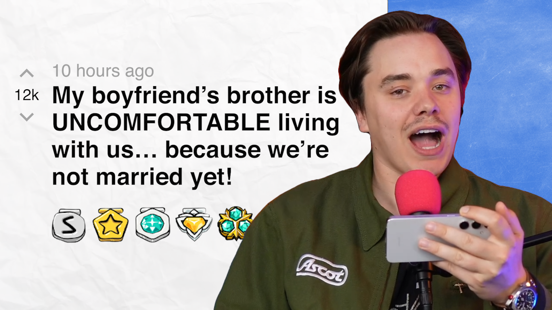 Video thumbnail for My boyfriend’s brother is UNCOMFORTABLE living with us… because we’re not married yet! | Reddit Stories