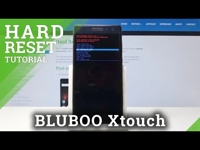 Video thumbnail for HARD RESET BLUBOO Xtouch - Factory Reset Data