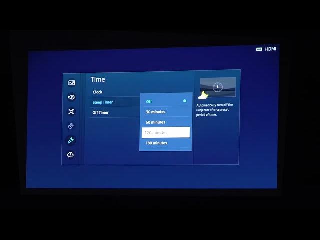 Video thumbnail for How To Adjust Display Timeout on SAMSUNG The Freestyle Projector - Save Energy on Samsung Projector