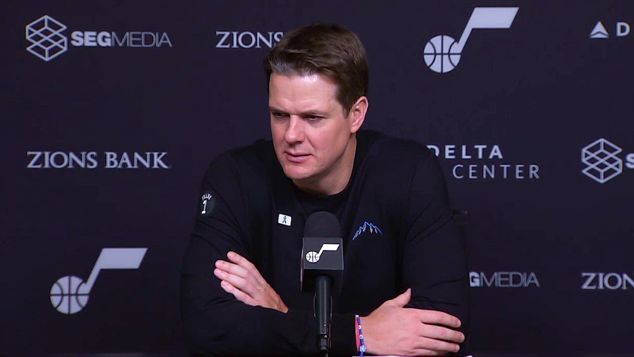 Video thumbnail for Will Hardy Laments Jazz's Lack of Attention to Detail in Loss to Celtics