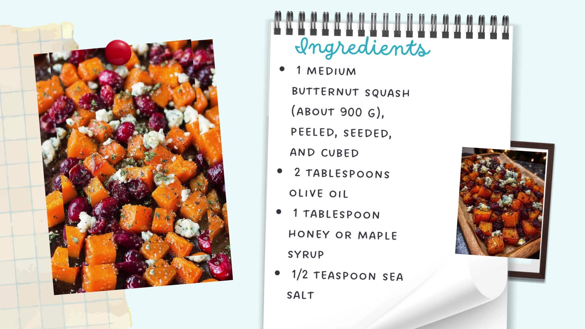 Video thumbnail for Caramelized Butternut Squash with Gorgonzola & Cranberry-Balsamic Glaze – Sweet, Savory & Elegant