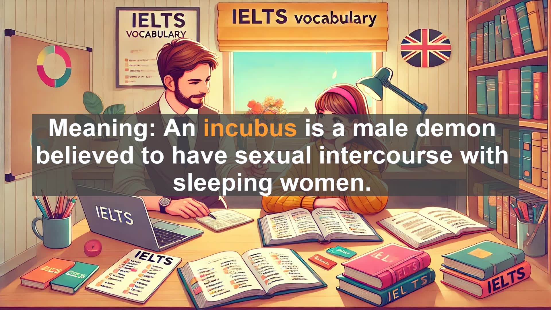 'Video thumbnail for 2000 Must Know IELTS 9.0 Vocabulary - Incubus: The Demon of Dreams and Desires'