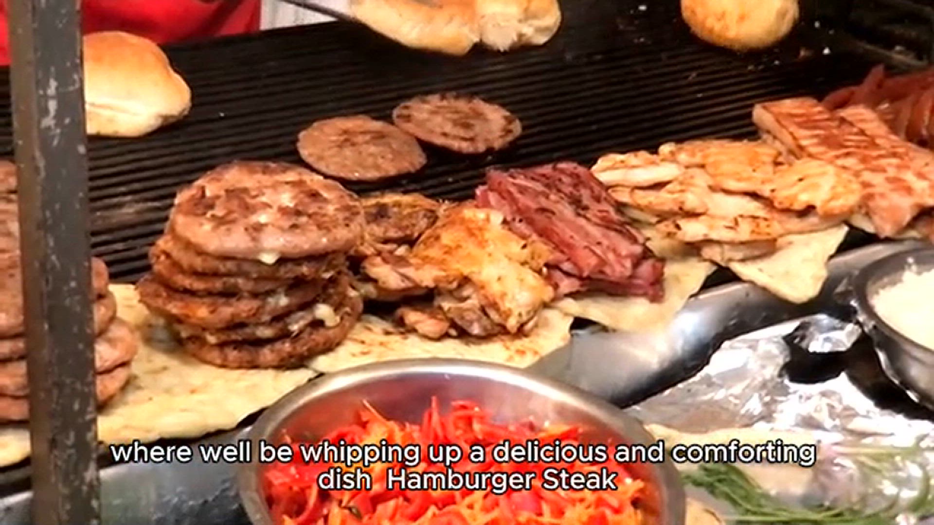 'Video thumbnail for Hamburger steak recipe'
