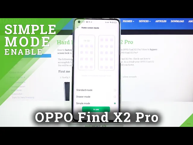 Video thumbnail for How to Enter Easy Mode in OPPO Find X2 Pro –Open/Close Simple Mode