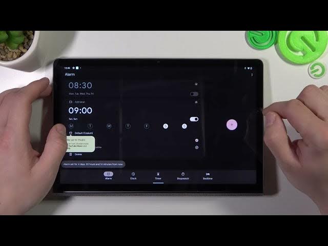 Video thumbnail for How to Change Alarm Sound on Lenovo Yoga Tab 11 / Alarm Clock Settings