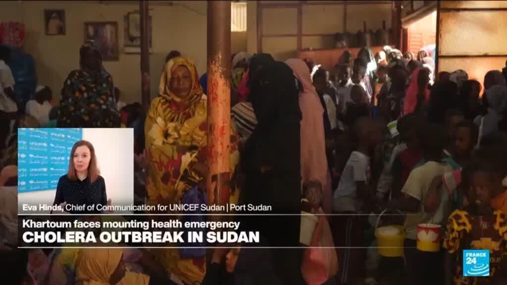 Video thumbnail for Cholera outbreak in Sudan capital kills 70 in two days