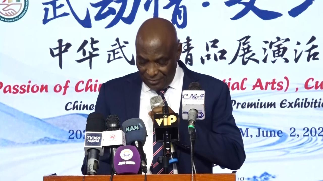 Video thumbnail for Nigeria: China, Nigeria leverage sports  to strengthen relations.