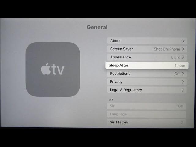Video thumbnail for How to Turn On Timer on APPLE TV 4K - Set Sleep Timer on Apple - Power Off Apple TV Automatically