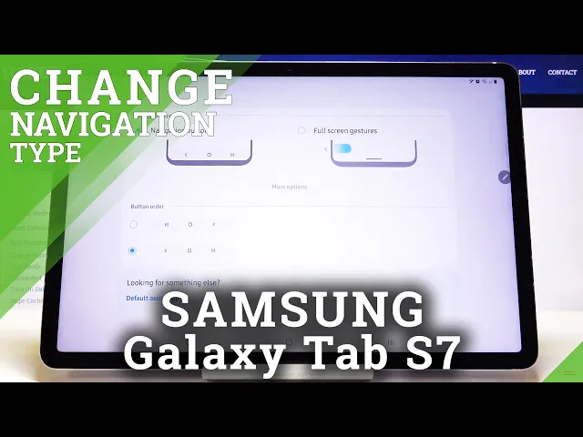 Video thumbnail for How to Change Navigation Bar in Samsung Galaxy Tab S7 – Select Navigation Bar Type