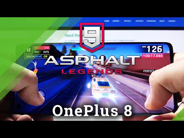 Video thumbnail for Test Asphalt 9 GamePlay on OnePlus 8 – High Graphics Test