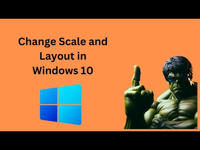 'Video thumbnail for How to Change Scale and Layout in Windows 10 | GearUpWindows Tutorial'