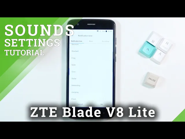 Video thumbnail for How to Change Notifications Sound in ZTE Blade V8 Lite - Sounds Settings